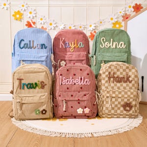 Personalized Backpack and  Lunchbag • Back to School Gift • School Lunch Bag • Back to School • Kid Gift