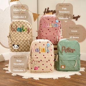Personalized Kid Backpack • Kid Christmas Gift • Back to School image 3