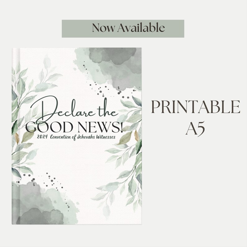 2024 Convention of Jehovah's Witnesses declare the Good News Green