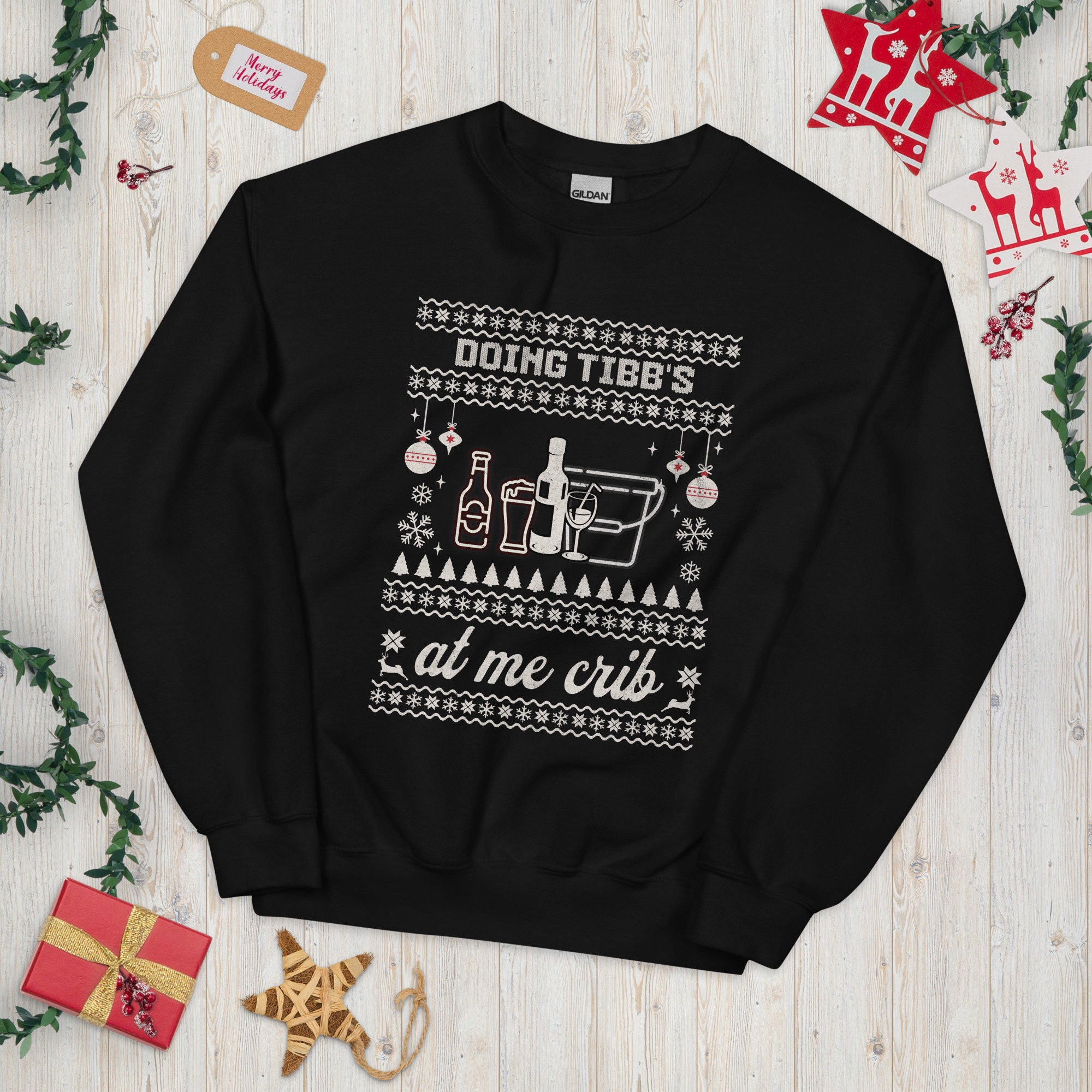 藍井エイル　クリスマス　Tシャツ Newfoundland Tibb's Eve Christmas Unisex Sweatshirt - Etsy