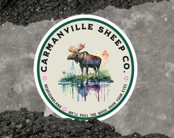 Newfoundland and Labrador Carmanville Sheep Co. Bubble-free stickers
