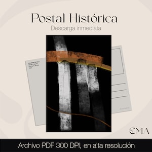Postal para presentear ou colecionar no surrealismo / Postais de MADRID / Salvador Dalí / Escultura em postal / Decoração e para download
