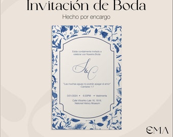 Wedding Invitation Card / wedding invitation / vintage / vintage invitation card / civil wedding invitation /