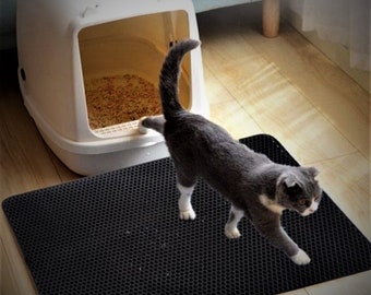 Cat litter mat - Kitty Litter mat for collecting loose litter and keeping your home clean!