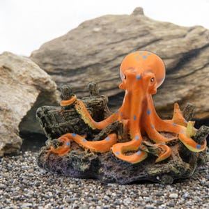 OCTOPUS aquarium ornament - tank decor - fish tank -shrimp tank -