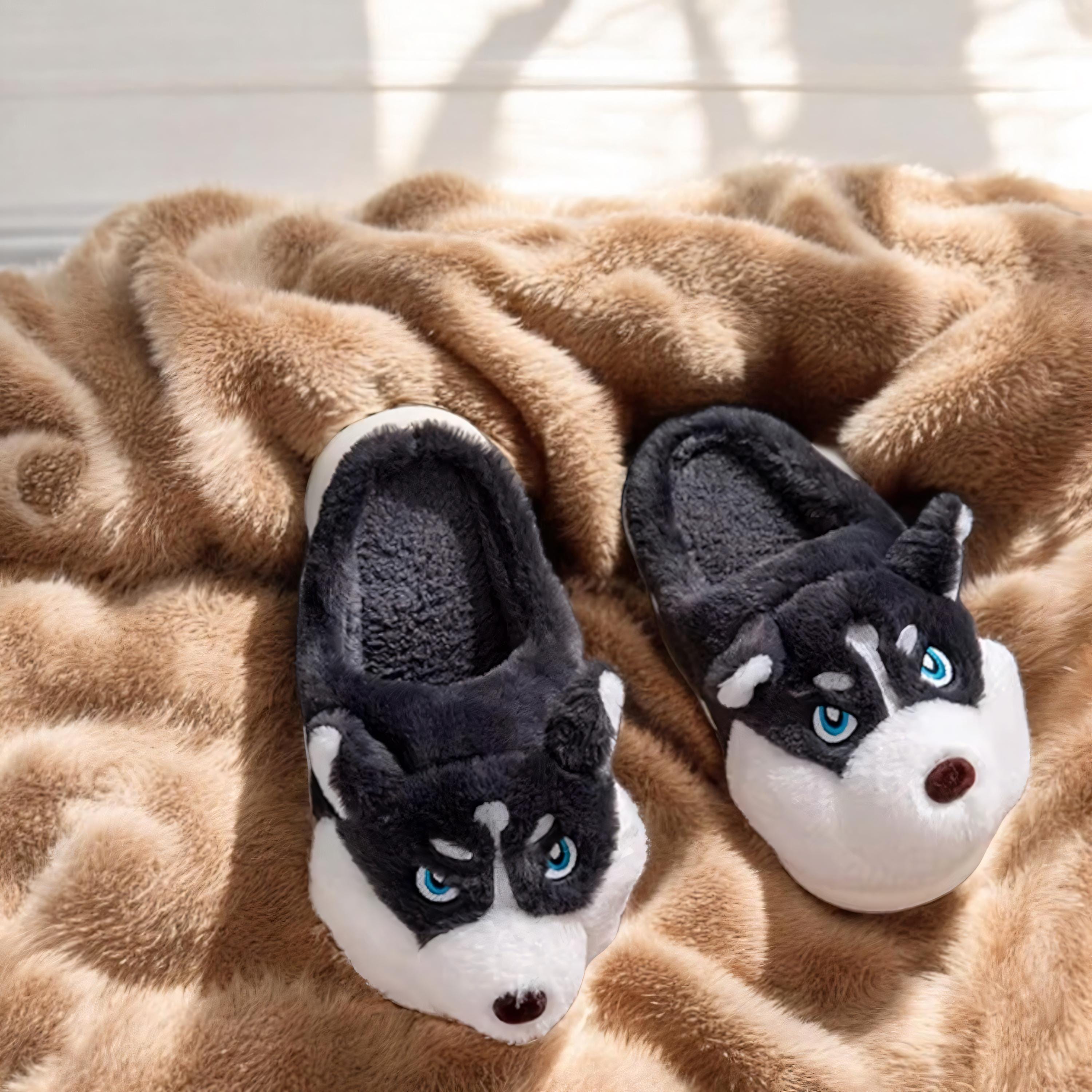 Pantofole Donna Ankis In Peluche: Soffici, Con Plateau E Punta Aperta, Colore Bianco/Grigio, Antiscivolo
