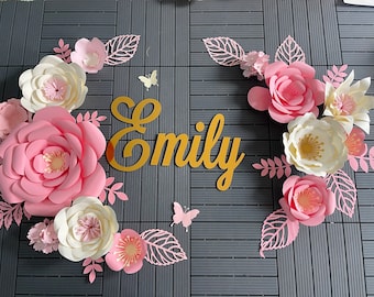 Paper flowers ,Nersery decor ,Paper roses ,Nersery flowers ,Party decor , ,Nursery flowers wall ,Girl party decor ,3D paper flowers set