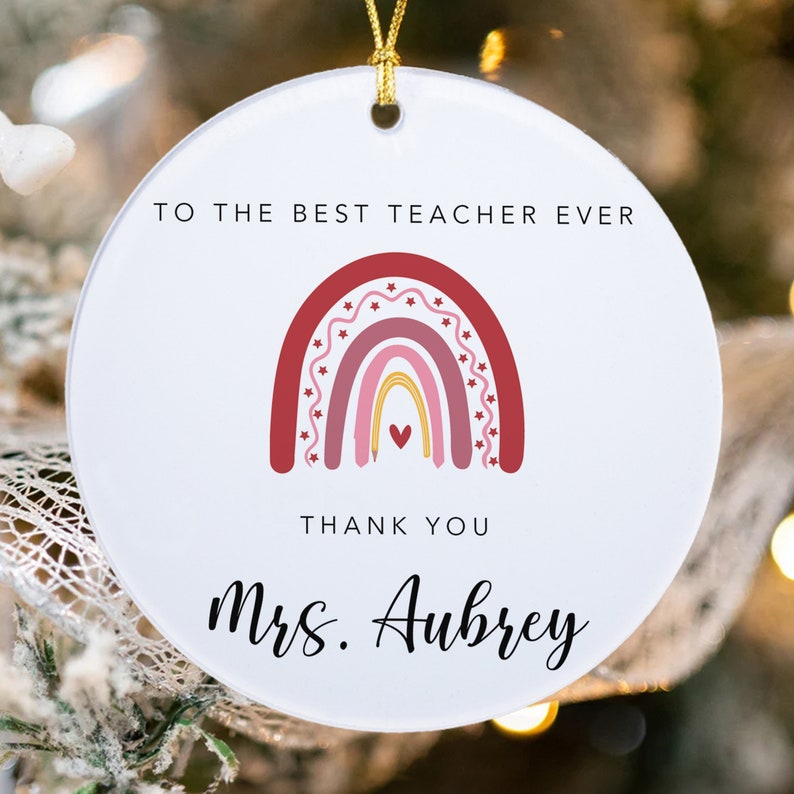 Teacher Thank you tags, Custom Teacher Keepsake gifts, Teacher Keepsake gift, Teacher Appreciation Gifts, Birthday gifts for teacher Style 4