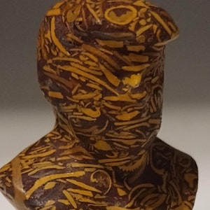 Natural Crystal Donald J. Trump Bust – Hand Carved Figurine – Unique Political Collector Gift – Choose Material – Crystal Sculpture