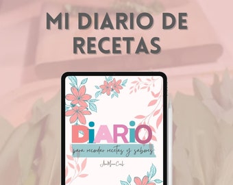 Diario Para Recordar Recetas y Sabores