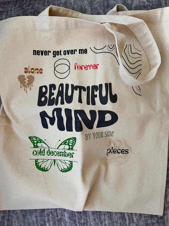 Rod Wave Beautiful Mind Cotton Canvas Tote Bag Etsy