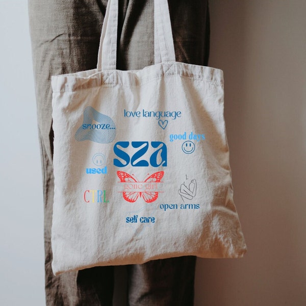 SZA SOS Album Cotton Canvas Tote Bag