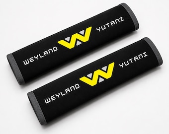 Weyland-Yutani Seat Belt Covers, Sci-Fi Car Shoulder Pads Set of 2