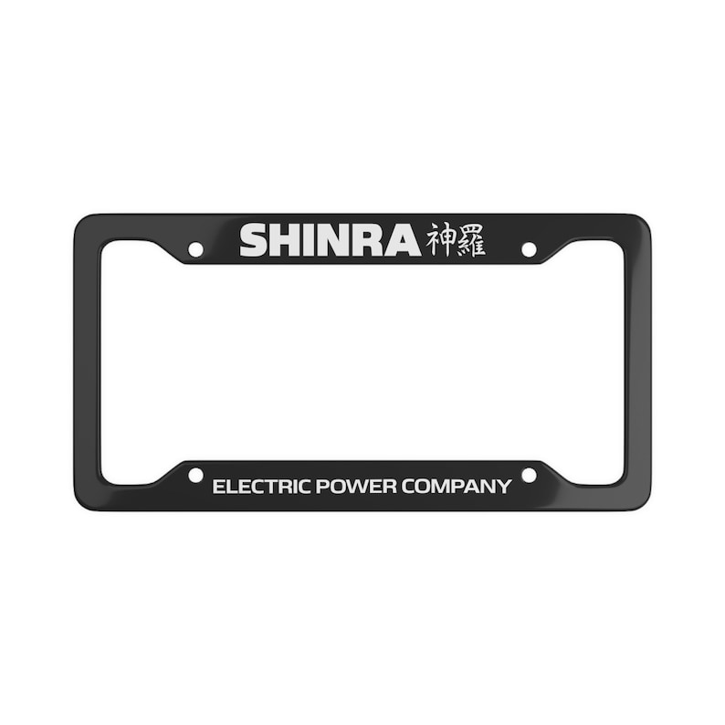 Shinra Electric Power Company License Plate Frame