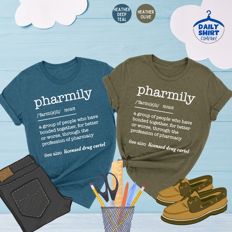 Pharmily Shirt Pharmacist Shirt Pharmacy Technician Shirt - Etsy