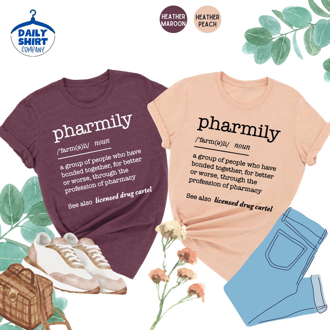 Pharmily Shirt Pharmacist Shirt Pharmacy Technician Shirt - Etsy