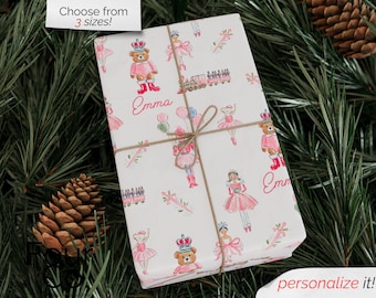 Custom Christmas Wrapping Paper, Nutcracker Gift Wrap