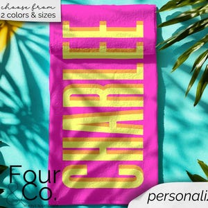Personalized Beach Towel, Custom Beach Towel, Beach Towels