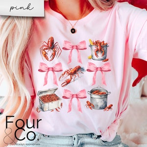 Crawfish Boil Shirt, Crawfish Shirt, Crawfish Coquette Shirt, Louisiana Coquette Shirt