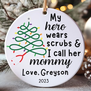 Nurse Ornament, New Nurse Gift, Graduation Ornament, Nurse Graduation Ornament, RN Gift, BSN Gift, Nursing Graduation Gift, Graduation Gift