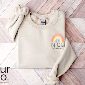 NICU Krankenschwester Sweatshirt, NICU Krankenschwester Shirt, NICU Krankenschwester Geschenk, Krankenschwester Wertschätzung Geschenk, Neugeborenen Intensivstation, NICU Krankenschwester Rundhalsausschnitt, Pullover