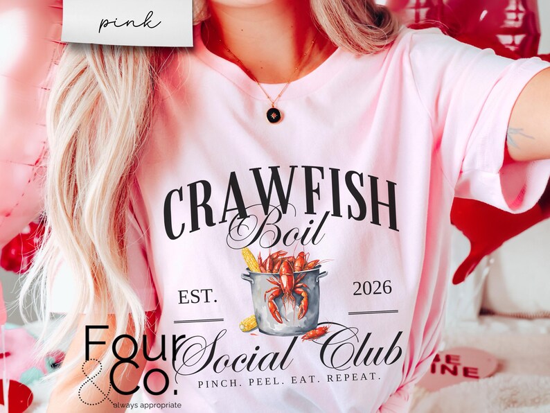 Crawfish Boil Social Club T-Shirt, Cajun Shirt Bild 5