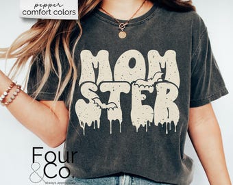 Halloween Shirt, Halloween Mom Shirt, Momster Shirt