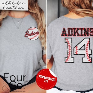 Camisa de beisebol personalizada, camisa de beisebol personalizada, camisa de mamãe de beisebol, camisa de namorada de beisebol