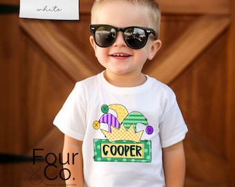Mardi Gras Shirt for Boys, Toddler Mardi Gras Tshirt, Boys Mardi Gras Shirt
