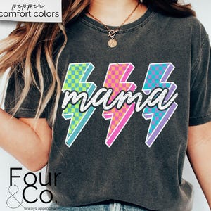Mama Shirt, Neon Mama Shirt, New Mom Shirt