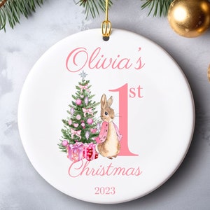 Personalized Baby&#39;s First Christmas Ornament, Ornament for Baby, Christmas Ornament for Baby, Baby&#39;s First Christmas Gift