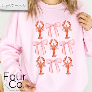 Sweatshirt langoesten, sweater langoesten coquette, langoesten koken, seizoen langoesten