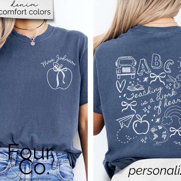 Camiseta de maestro, camiseta de maestro, agradecimiento al maestro, camiseta de regreso a la escuela para maestros