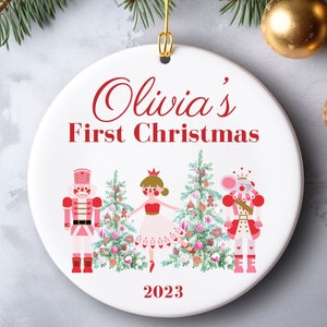 Personalized Baby&#39;s First Christmas Ornament, Ornament for Baby, Christmas Ornament for Baby, Baby&#39;s First Christmas Gift
