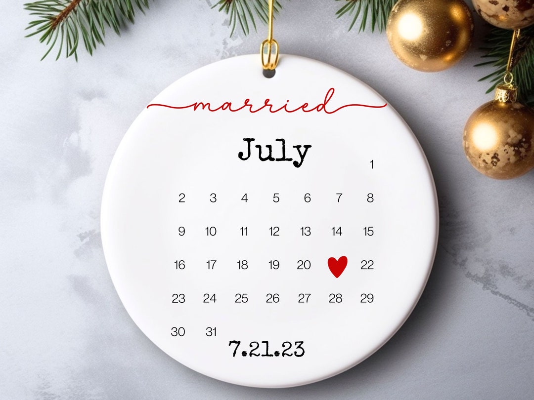 First Christmas As Mr And Mrs Ornament 