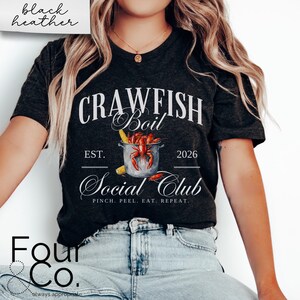 Crawfish Boil Social Club T-Shirt, Cajun Shirt Bild 7