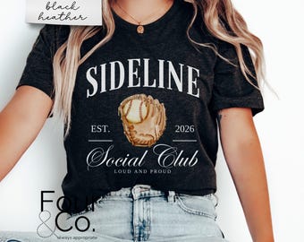 Sideline Social Club Baseball Shirt