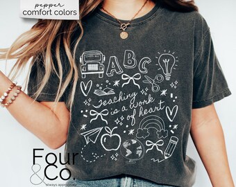 Comfort Colors® Teacher Shirt, Gift for Teacher, Teacher Appreciation