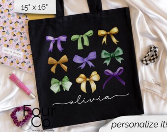 Bolsa de cuentas personalizada, bolso de mano de Mardi Gras personalizado, bolsa de cuentas de Mardi Gras