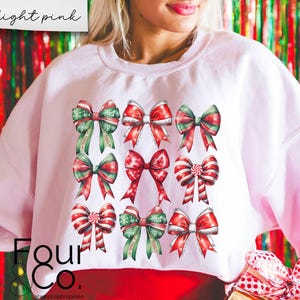 Kokette Weihnachten Sweatshirt, Preppy Weihnachten Sweatshirt, Kokette Ästhetik