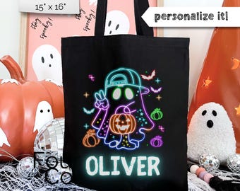 Personlig Bus-eller-Treat-påse, Halloween-godispåse