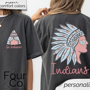 Indians Shirt, Indians Bow Shirt, School Mascot Shirt