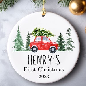 Personalized Baby&#39;s First Christmas Ornament, Ornament for Baby, Christmas Ornament for Baby, Baby&#39;s First Christmas Gift