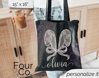 Sacola de Páscoa personalizada, presente para Páscoa, sacola com nome personalizado para Páscoa