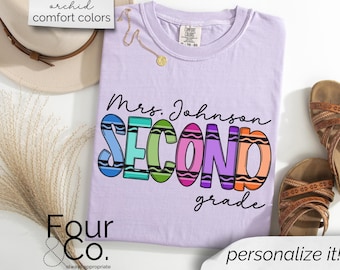 2nd Grade Teacher Shirts, Gift for 2nd Grade Teacher, Matching Teacher Shirts