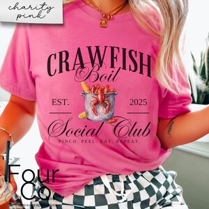 Crawfish Boil Shirt, Langusten Shirt, Crawfish Social Club Shirt Bild 7