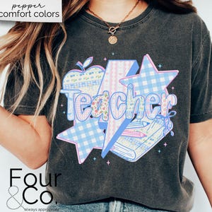 Pastel Teacher Shirt, Comfort Colors® Teacher Shirt
