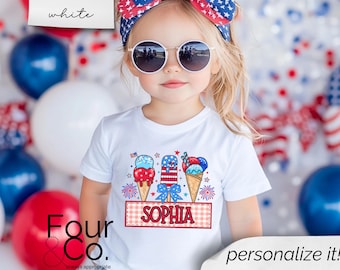 Personalized July 4th Shirts, Toddler 4th of July Shirts, July 4th Youth Shirt