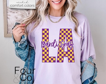 Mardi Gras Shirt, Comfort Colors® Mardi Gras Shirt, Louisiana Shirt