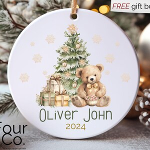 Personalisierte Weihnachtsverzierung, Neugeborenen Ornament, Kinder Ornament